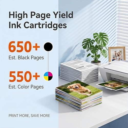 240XL 241XL Ink Cartridges Combo Pack Replacement for Canon 240 241 XL, for Pixma MG3620 MG3520 TS5120 MX472 MG3600 (1 Black, 1 Color)
