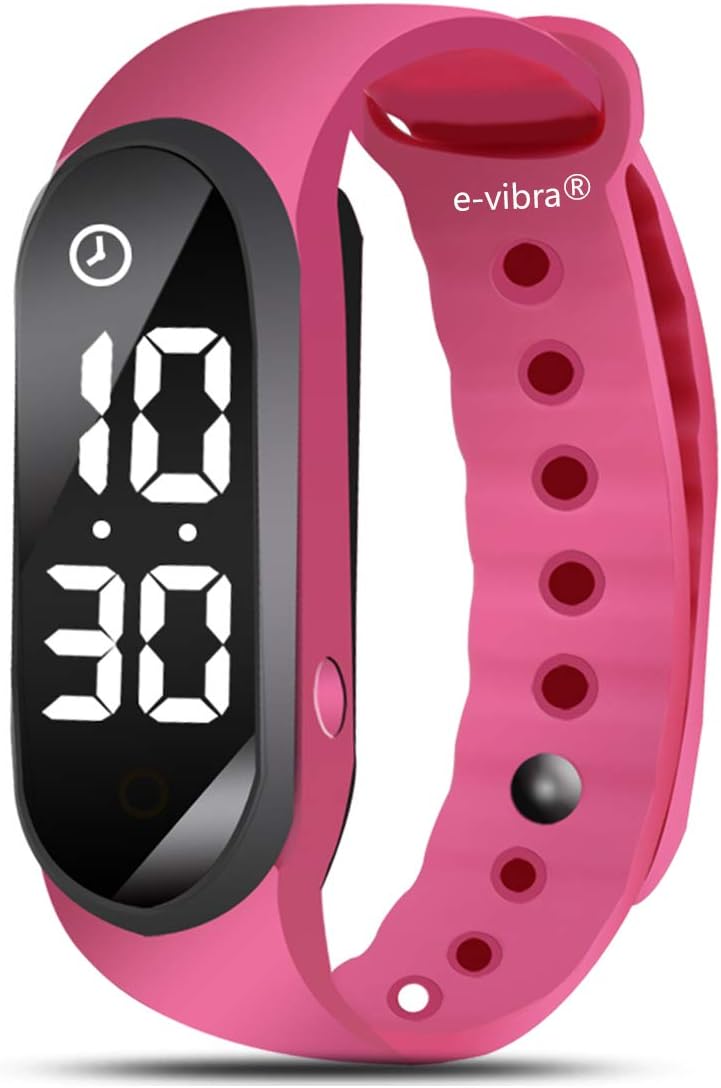 e-vibra Potty Training Watch, Silent Vibrating Alarm Reminder Watch