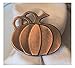 Yacanna Pumpkin Napkin Rings for Thanksgiving, Halloween Party, Dinners, Parties - Set of 4 Napkin Holders