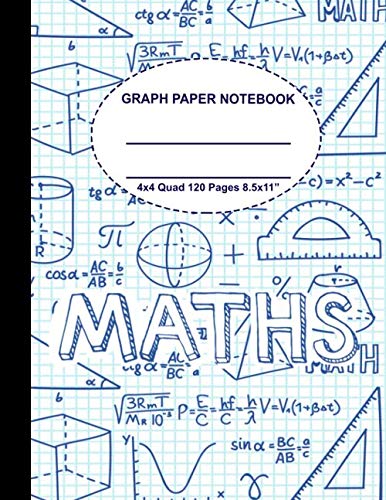 graph paper notebook grid composition notebook for math and science students blank quad ruled 4 squares per inch 8 5 x 11 120 pages press compositionuniverse 9798676946500 amazon com books