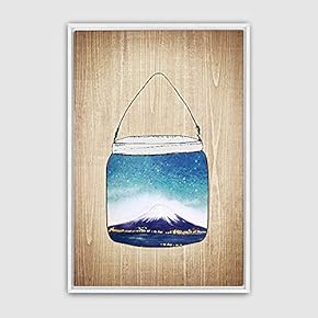 Framed Canvas Wall Art Bottle and Bulb Canvas Prints Home Artwork Decoration for Living Room,Bedroom - 16x24 inches