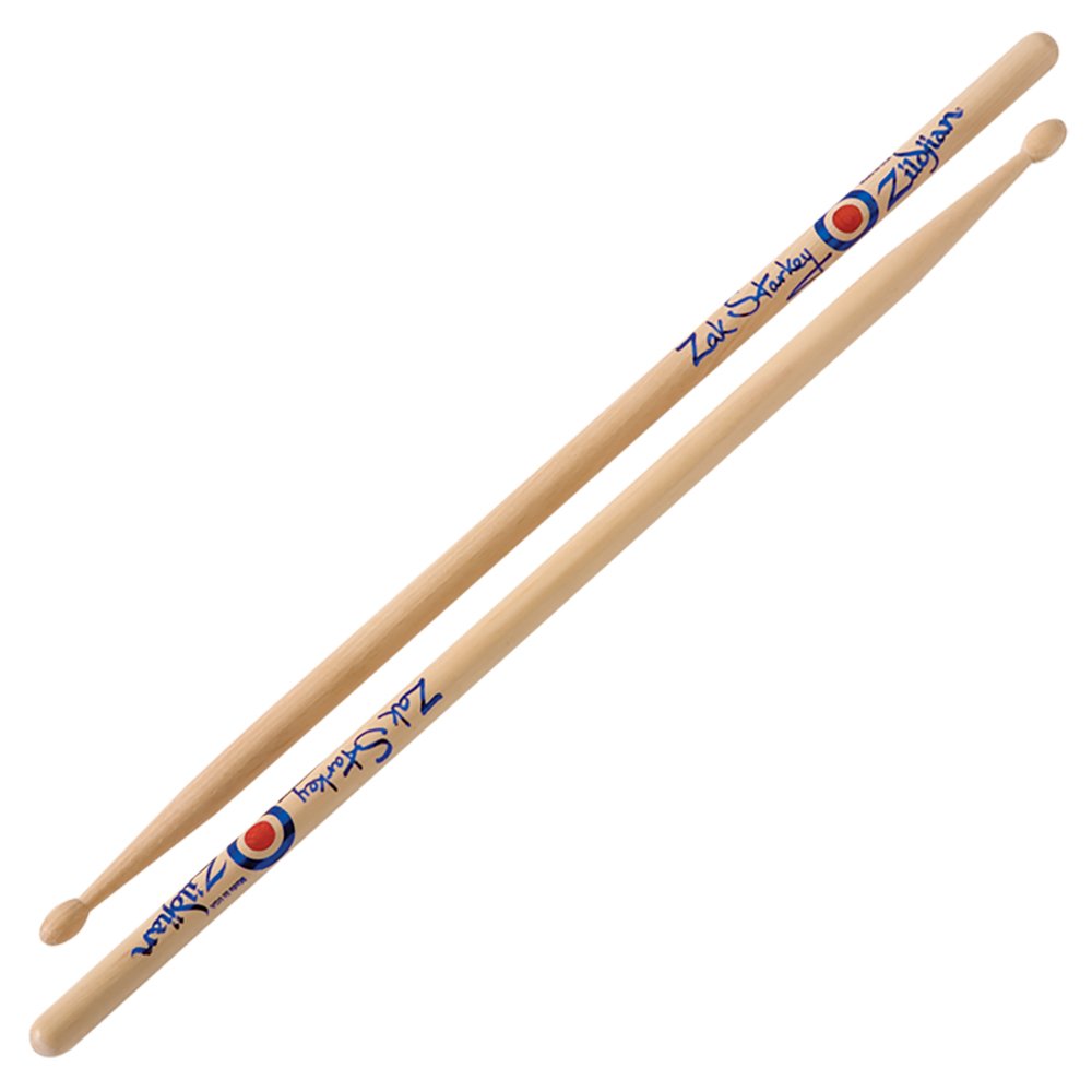 Zildjian Artist Series Hickory Drumsticks - Zak Starkey - Wood Tip