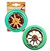 Fuzion 10 Spoke Metal Core 110mm Pro Scooter Wheel with ABEC 9 Bearings (Gold+Teal)
