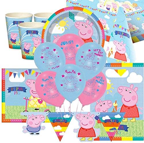 Peppa Pig Ultimate Party Supplies Pack for 8