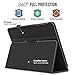 MoKo Galaxy Tab S3 9.7 Case - Slim Folding Cover Case for Samsung Galaxy Tab S3 9.7 Inch Android 7.0 2017 Version Tablet (SM-T820 / T825), Black (with Auto Wake/Sleep and Stylus Pen Loop)