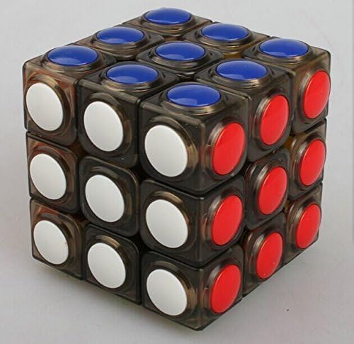 3x3x3 Cube Puzzle Transparent soft series ,sense of touch well, smooth twist