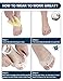 Gel Metatarsal Cushion Toe Separators - Forefoot Pad for Mortons Neuroma- Rapid Foot Pain Relief