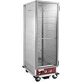 Kratos Full Size Commercial Non-Insulated Holding and Proofing Cabinet | Holds 36 Full Size Sheet Pans, Mobile, Clear Door, 120V, 1440W (28W-152)
