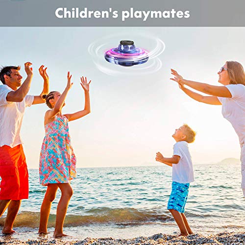 FlyNova Flying Spinner Black Toy for Kids and Adults with Shining LED Lights & 360 Degree Rotation Fidget Toy The Most Tricked-Out Flying Spinner. Boomerang Spinner Toy, Flying Spinner Toy - Thumbnail 5