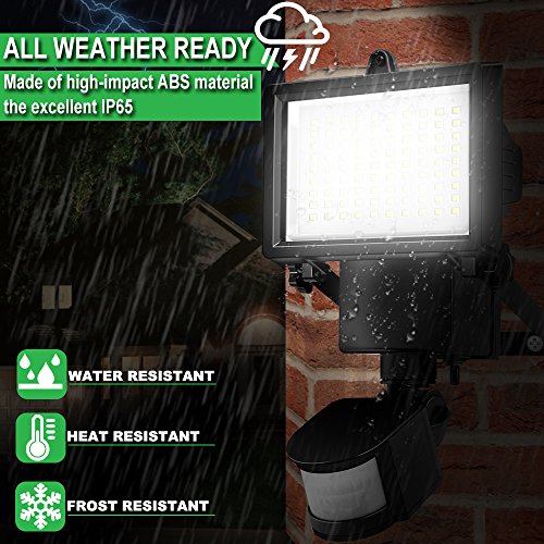 Solar Lights Outdoor, Costech Ultra Bright 90 LED Solar Motion Sensor Lights Outdoor; Wide Angle Illumination/3 Control Dials/Waterproof Solar Security Lights for Outside Wall, Patio, Driveway - Thumbnail 5