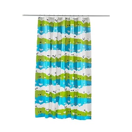 Ikea Lindan Shower Curtain Multicolour 180x180 Cm Amazon Co