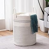 Woven Rope Laundry Hamper Basket by YOUDENOVA, 58L