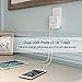 DEWENWILS Multi Outlet Plug 2 AC Outlets with Dual USB Ports (3.1A Total), Small USB Wall Charger Adapter for Travel/Home/Cruise Ship/GFCI, ETL Listed, White