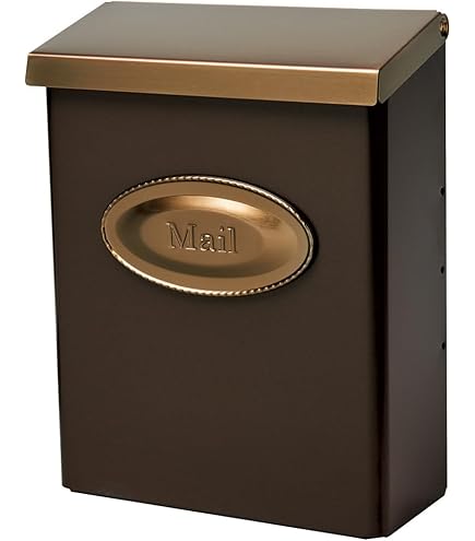 メールBOX　ブラウン Gibraltar Mailboxes Designer Locking Medium Capacity Galvanized
