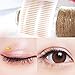 500 Pairs(1000PCS) 24mm x 3mm Nude Portable Breathable Naturally Lace Style Invisible Single Sided Double Eyelid Tape Self-Adhesive Eyelid Stickers Instant Eye Lift Strips