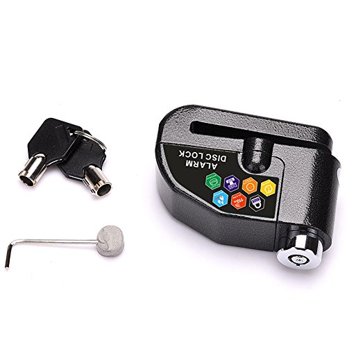 Pulusi Disc Brake Lock Anti-theft Motorcycle Motorbike Alarm Disc Lock 100dB Alarm Sound - Thumbnail 6