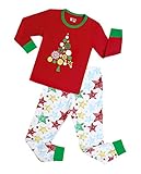 Boys Christmas Pajamas Girls 2 Pcs Cotton PJ's Children Sleepwear Clothes Set