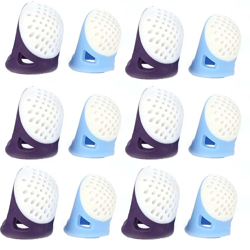 Thumb Guard Finger Protectors Sewing Thimble for Sewing Knitting Quilting Poke A Dot Book Cross Stitch (12)
