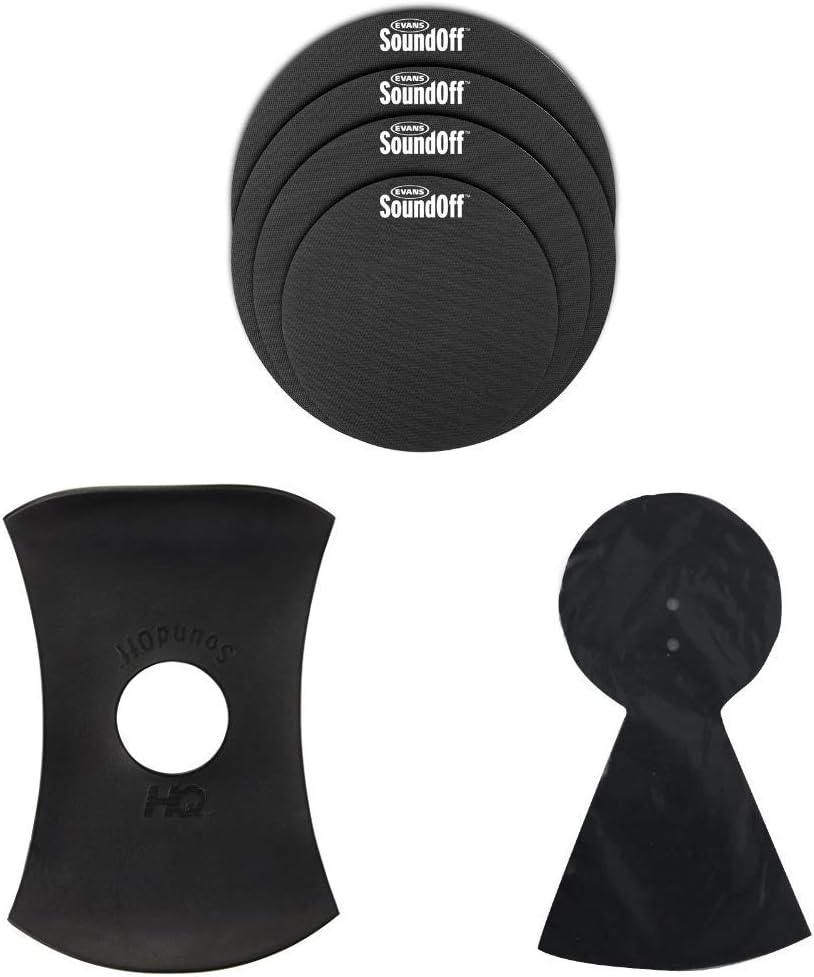Evans SO-2346 SoundOff, Cymbal Mute and 14 inch Hi-Hat Drum Mute Super Pack