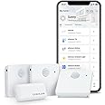LinknLink 5-in-1 Smart Multi Sensor, Temperature and Humidity, PIR Motion Sensor, Brightness Sensor and Switch Button for Automations, Battery Power (eSensor-K3)