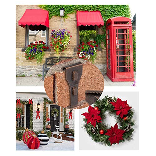 EONHUA Brick Hook Clips for Hanging Brick Wall Clips for Hanging,Steel