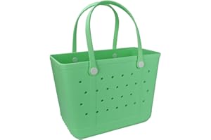 Addoklm Lightweight Extra large Rubber Beach Bag Small mini Tote Bag for Gym Waterproof medium Open Handbag for Pool Sports