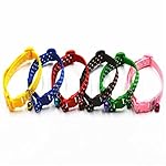 Pet Collars,Haoricu Collars Pet Supplies Polka Dot Cat Collars Pendant Necklace for Dog Adjustable Dog Collar Colliers