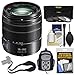 Panasonic Lumix G X Vario 14-140mm f/3.5-5.6 ASPH Power OIS Zoom Lens with Case + 3 Filters + Strap + Kit for G7, GF7, GH3, GH4, GM5, GX7, GX8 Cameras
