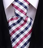 Scott Allan Mens Gingham Plaid Necktie