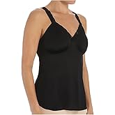 Shadowline Camisole with Stretch Lace Straps 36/Black