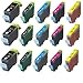 Canon PGI-5BK CLI-8 15-Pack Compatible Ink Cartridges w/ Chip for Pixma MP500 MP600 MP800 iP4200 iP4300 iP4500 iP5200 iP5200