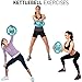 Empower Grip Plate Weighted Fit Disc, Kettlebell, Dumbbell, 3-in-1 Weight Set, Medicine Ball with Handles, 7 lb