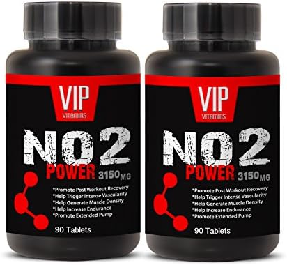 muscle gain vitamins - NITRIC OXIDE 3150MG - nitric oxide blast - 2 Bottles (180 Tablets)