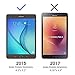 Samsung Galaxy Tab A 8.0 Screen Protector Tempered Glass, [2-Pack] SIDARDOE Tempered Glass Screen Protecor for Samsung Tab A 8, HD Ultra Clear, 0.33mm 2.5D Round Edge, 9H Anti-Scratch