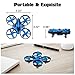 Lumiparty Mini Drone, Quadcopter Drone with Headless Mode, One-Key Return, 3D Flips & Roll, 2.4G 4 Channel 6 Axis Gyro, Remote Control RC Drone for Kids (Blue)