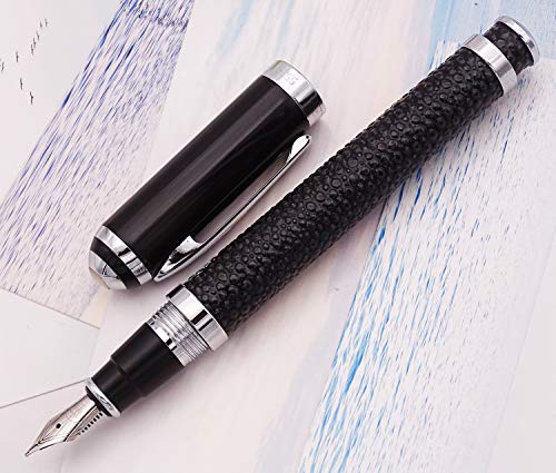 Duke 552 Resin Fountain Pen with Ink Refill Converter , Executive Writing Pen for Office Business Signature - Thumbnail 4