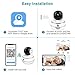 Wireless IP Security Camera, Nanny Cam, 1080P WiFi Home Surveillance Indoor Camera Pan/Tilt with Cloud Service, Motion Tracker, Auto-Cruise, Night Vision, Two-Way Talk Elder/Pet/Office/Baby Monitor