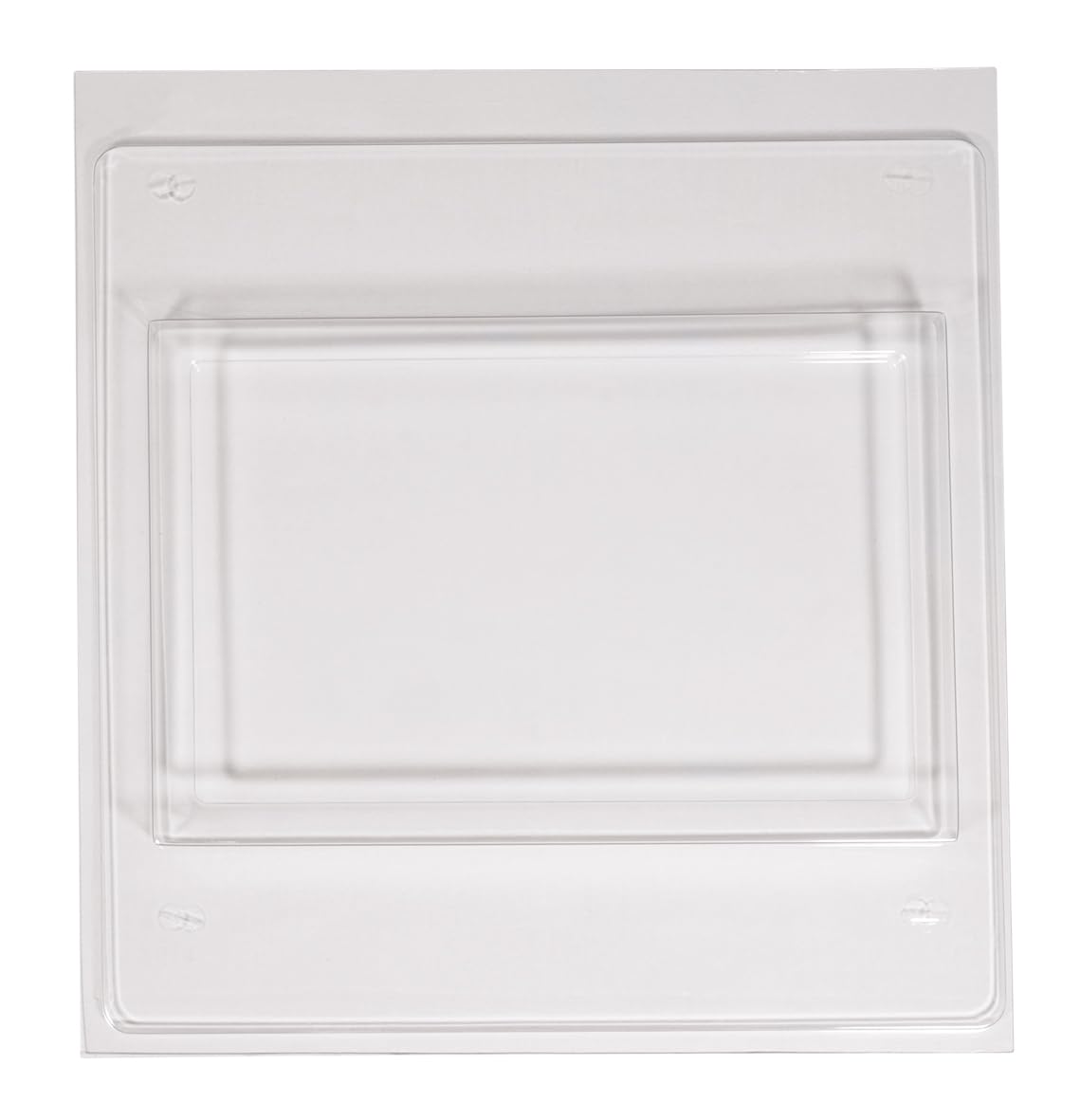 Rayher Rectangle Tray Casting Mould for Plaster and Concrete Crafts, Tray-Shaped Mould for Casting, Reusable Mould,clear, 27x18x2cm, 36139000