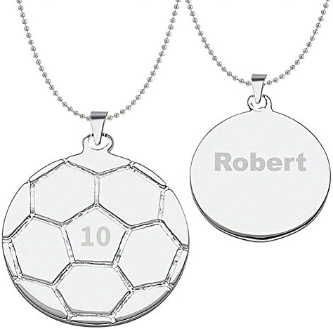 HACOOL 2018 World Cup Jewelry Gift Custom Player Jersey ID Unisex Soccer Pendant Necklace Customized with Any Name & Number