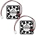 2-Packs 40 x 40 x 10mm 4010 12V 0.10A Brushless DC Cooling Fan 2pin AV-F4010MB UL CE