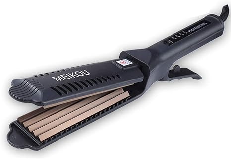 Amazon Co Jp ストレートヘアアイロン トウモロコシのホットスプリントプロフェッショナルパーマ美容院トルマリンセラミックは傷つかない髪黒 F 52 Corn Hot ホーム キッチン