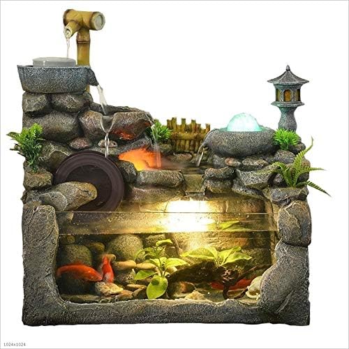 rocalla agua adornos fuente