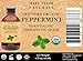 Organic Peppermint Essential Oil Large 4 oz, USDA Certified Organic, By Mary Tylor Naturals Premium Therapeutic Grade, 100% Pure, Perfect for Aromatherapy, Relaxation, Improved Mood, Repel Mice, Pests