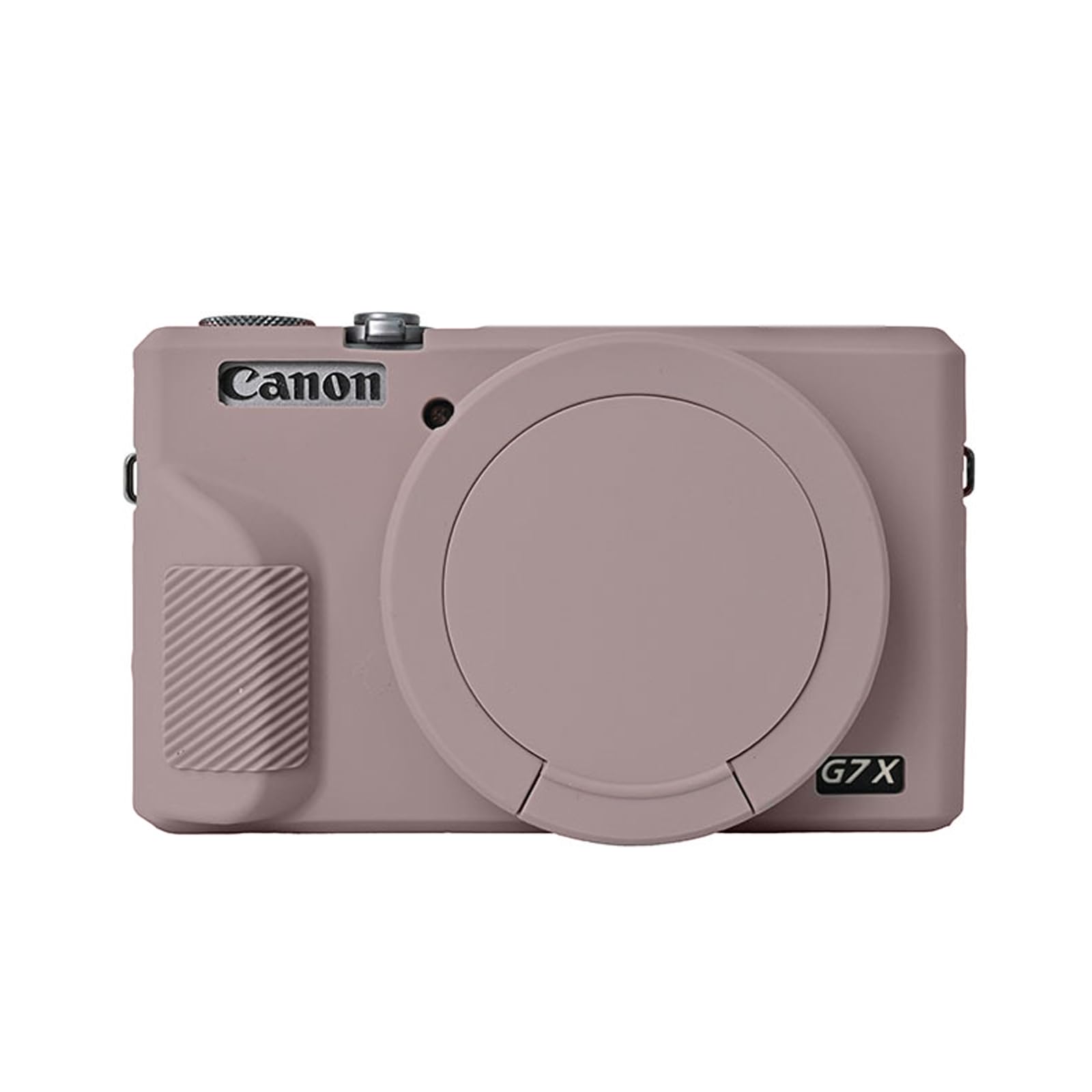 Photo 1 of G7X Mark III Camera Case,Soft Silicone Protective Case Ultra-Thin Lightweight Cover for Canon PowerShot G7X Mark III Camera with Lens Cover (Lightgrey)