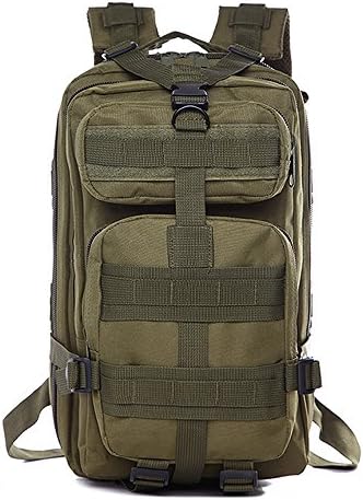 Military Tactical Assault Pack Backpack Army Molle Bug Out Bag Backpacks Small Rucksack for Outdoor Hiking Camping Trekking Hunting Small Black (Army Green, S)