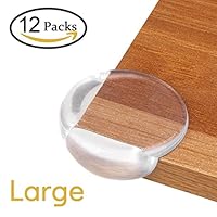 Corner Protector 12pcs Large Baby Proofing Safety Corner Protectors Table Corner Guards for Child with 42pcs Advanced Strong Stickers