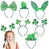 6 Pcs St. Patrick's Day Decorations Set Irish Headband - One Size Fits All for St. Patrick's Day Accessories, Party Packs