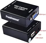 POMIACAM VGA to USB 2.0 Capture Card HD 1080P Audio Video Converter Plug Play view 5