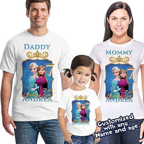 Girls Birthday Shirts Frozen Girls 