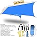 13 Foot Rain Fly for Hammock –Light Weight, Diamond-Ripstop Polyester, Hammock Rainfly, Waterproof Eno Rain Cover– Rainfly Tent Tarp (Blue)